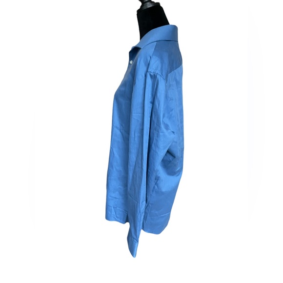 Michael Kors Slate Blue Button Down Long Sleeve Shirt Sz L NWT - Picture 3 of 16